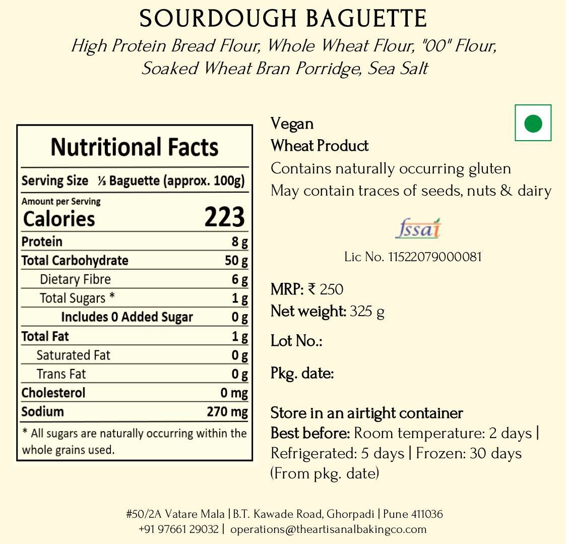 Sourdough Baguette