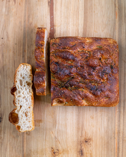 Rosemary and Sea Salt Sourdough Focaccia